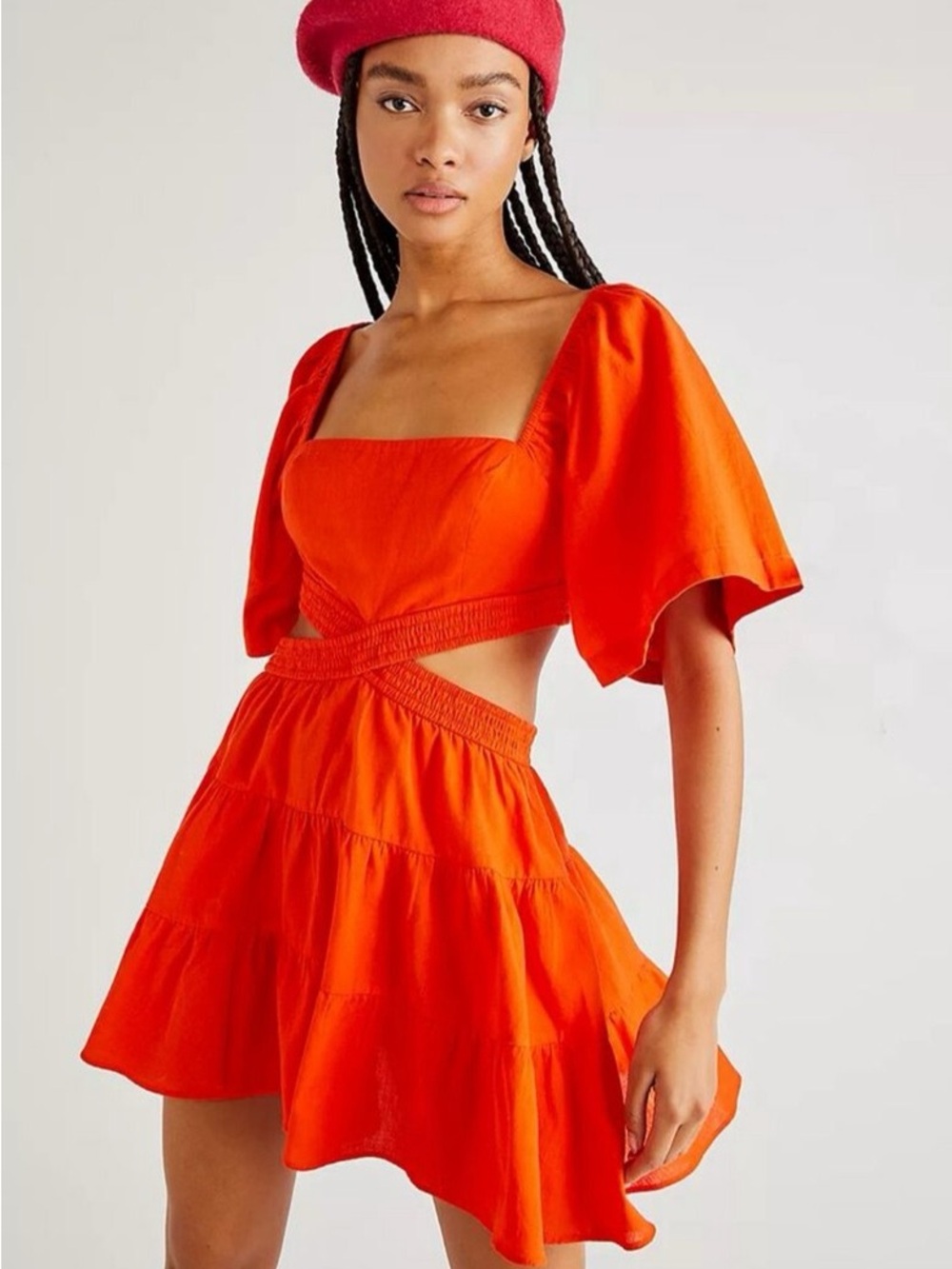 Free People Cross of Sunlight Mini Dress